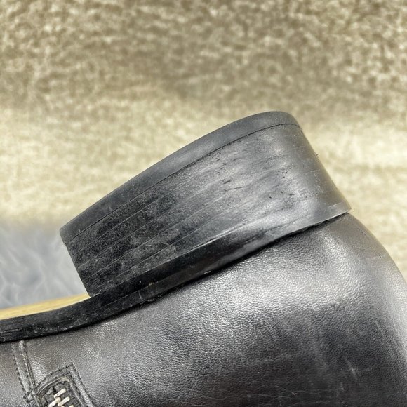 Michael Kors Fulton Harness Riding Boots Pull On Tall Black Rain Snow Size 8 - Picture 12 of 12